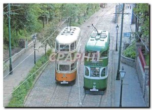 Modern Postcard Crich Tramway Village