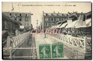 Old Postcard Luc Sur Mer Descent to the Sea