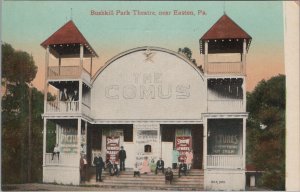 Postcard Bushkill Park Theatre Near Easton PA