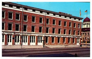 Postcard BUILDING SCENE Springfield Illinois IL AQ4159