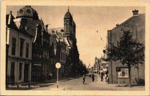 Netherlands Grote Noord Hoorn Vintage Postcard C125