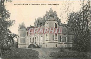 Postcard Old Luche Pringe Chateau Merve Rear View