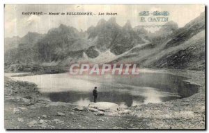 Old Postcard Dauphine Belledonne Lake Robert