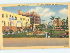 Unused Linen STREET SCENE Long Beach - Los Angeles California CA hp2128