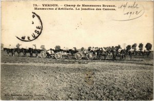 CPA Militaire Verdun - Champ de Manoeuvres Bevaux (90956)