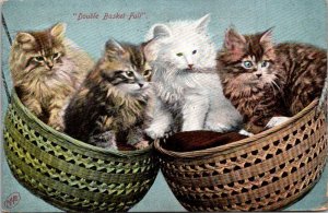 Cats Double Basket Full 1909