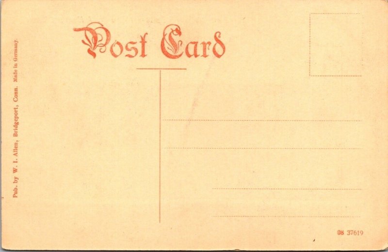 Vintage Postcard First Methodist Episcopal Church, Bridgeport, Connecticut JS5