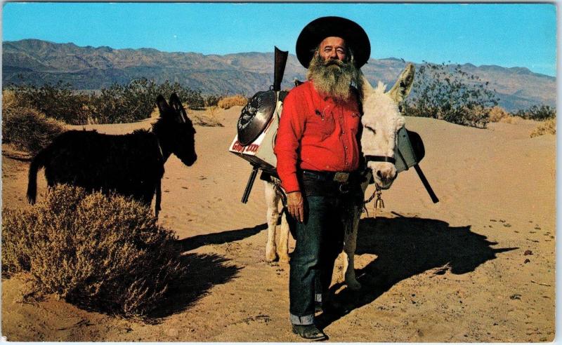 DEATH VALLEY, CA California   DEATH VALLEY SMILEY Prospector  c1950s  Postcard