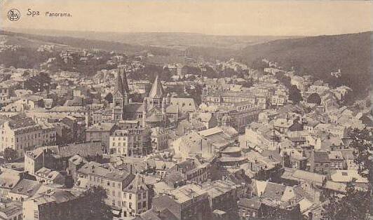 Belgium Spa Panorama 1923