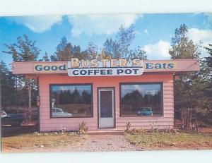 Unused Pre-1980 BUSTER'S COFFEE POT RESTAURANT Maple Wisconsin WI B8423