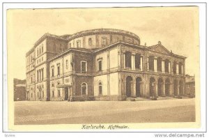 Karlsruhe , Hoftheater , PU-913 Germany