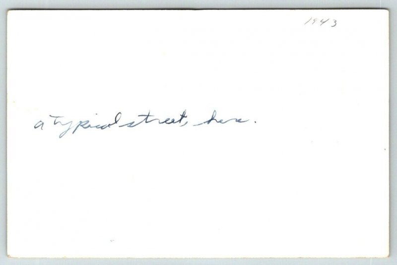 RPPC  US Army   9th Street  Camp Phillips Kansas   Postcard  1943