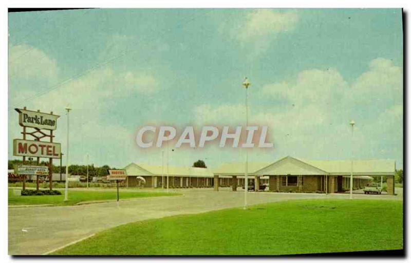 Postcard Modern Park Lane Motel Montgomery Alabama