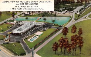 Rocky Mount, North Carolina,  Mosley's Shady Lake Motel & Rio Restaurant...