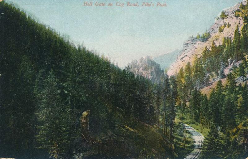 Hell Gate on the Pike's Peak Cog Railway - Colorado - DB