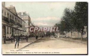 Old Postcard Pauillac Avenue Du Port On The Banks Of Gironde