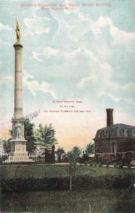 MI, Port Huron, Michigan, Soldiers Monument, Water Works Bldg, MacFarlane Pub