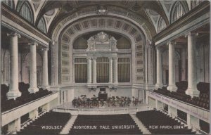 Postcard Woolsey Auditorium Yale University New Haven CT