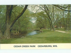 Pre-1980 PARK SCENE Cedarburg - Near Milwaukee Wisconsin WI AF7237