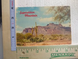 Postcard Superstition Mountain, Arizona