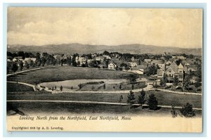 c1905 Looking North From Northfield East Northfield Massachusetts Postcard 