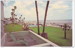 Swimming Pool, Waterfront View at The Whitehall Hotel, Daytona Beach, Florida...