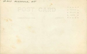 1920s Missoula Montana Sunrise Sentinel McKay RPPC Photo Postcard 6068