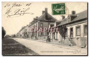 Postcard Old Saint Hilaire sur Risle The road to Paris