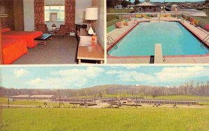 Baker's Motel US 22 40 Norwich Ohio postcard