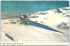 Postcard - Shadows, White Sands National Monument - New Mexico