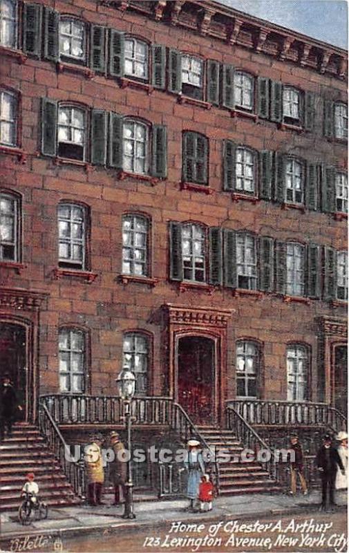 Home of Chester A Arthur New York City NY Unused