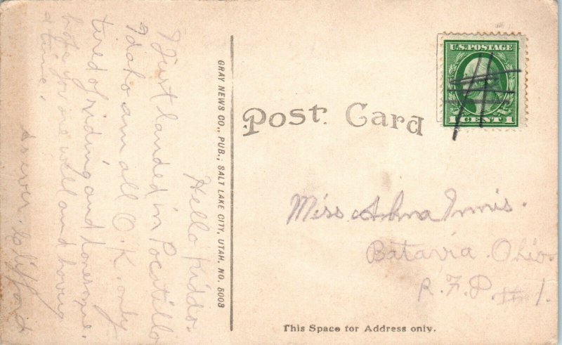 1910s State Academy Buildings and Grounds Pocatello Idaho Postcard