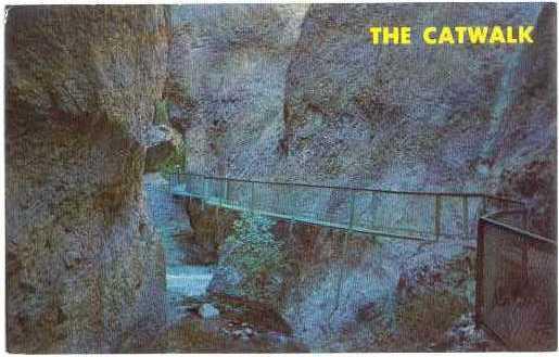 The Catwalk in Whitewater Creek Canyon, Glenwood, New Mexico, NM, Chrome