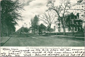 Arkansas Pine Bluff Fifth Avenue Looking West From Chestnut Street 1907