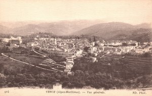 Vintage Postcard 1910's Vence Vue Generale Alpes Maritimes Vence France FR