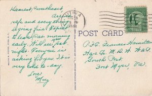 Postcard Large Letters Greetings from Utica NY