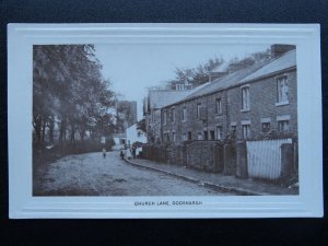 Lancashire GOOSNARGH Church Lane c1909 RP Postcard by Evans of Preston