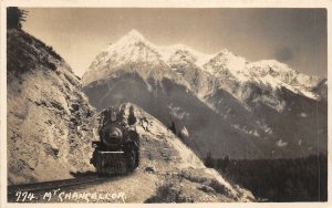 br106294 mt chancellor canada Canadian Rockies train locomotive