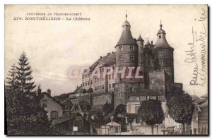 Old Postcard Tour in Franche Comte Montbeliard Le Chateau