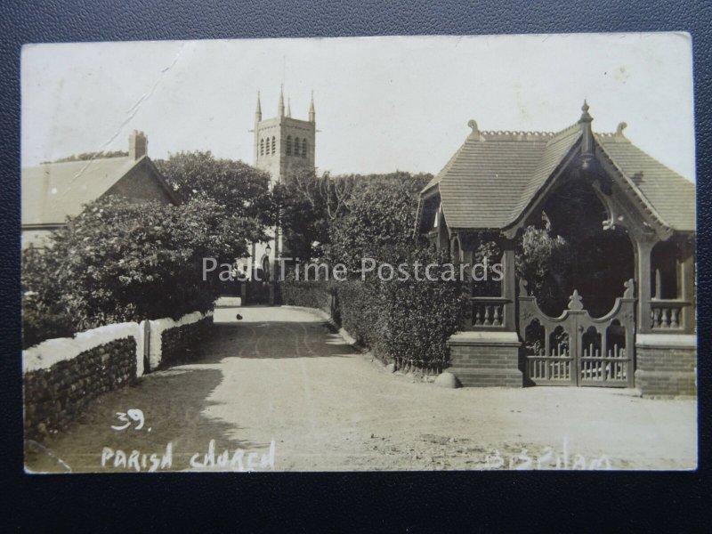 Lancashire BISPHAM All Hallows Church - Old RP Postcard