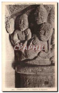 Postcard Old Chambon Lake Baptistere