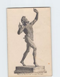 Postcard Faune Danso Pompei Italy