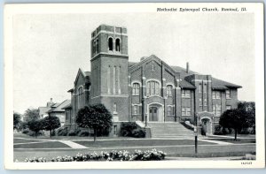 Rantoul Illinois IL Postcard Methodist Episcopal Church Exterior Building c1940