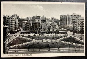 Mint Real Picture Postcard South Africa Plein Square Johannesburg