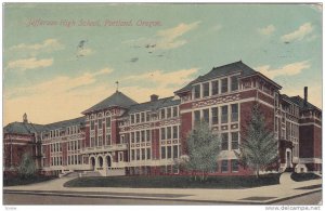 Exterior, Jefferson High School, Portland, Oregon,  PU_1912