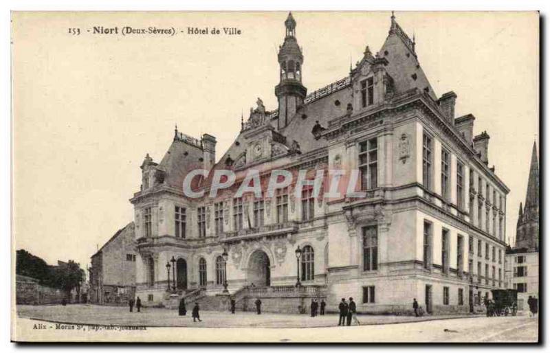 Niort Postcard Old City Hall