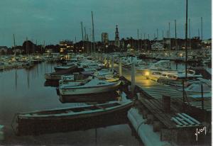 BF20081 arcachon gironde le port de plaisance   france  front/back image