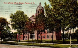 North Dakota Fargo Cass County Court House 1916