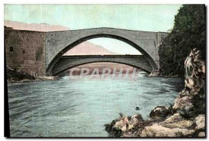 Old Postcard Pont de Claix Drac and bridges