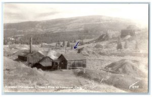 c1930's Historic Matchless Tabor Mine Leadville Colorado CO  RPPC Photo Postcard